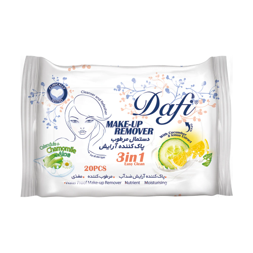 دستمال مرطوب پاک کننده آرایش دافی